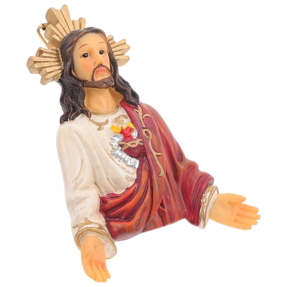 FRCOLOR Figurine Christian Table Decoration Baby Man 9.50X7.00X1.50CM