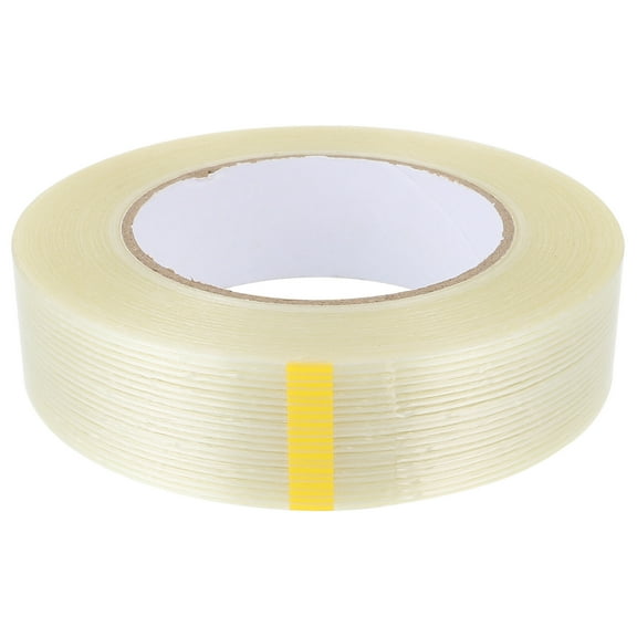 FRCOLOR Filament Strapping Tape Duct Tape Heavy Duty Reinforced Fiberglass Tape Adhesive Tape Grid Tape Packaging Tape for Fixing Items,7.48"X2.76"X2.76"
