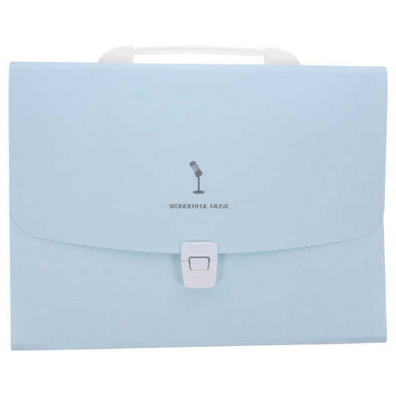 FRCOLOR  Files Folder Plastic Folders for Documents Organizer School Office Student Blue