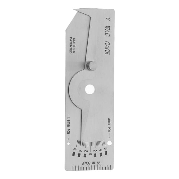 TAILTOSS Fillet Weld Gauge Stainless Steel 1Set 4.01X1.26X0.35In
