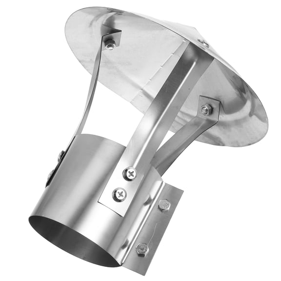 FRCOLOR Chimney Flashing Cap Vent Rain Hat Outdoor Silver