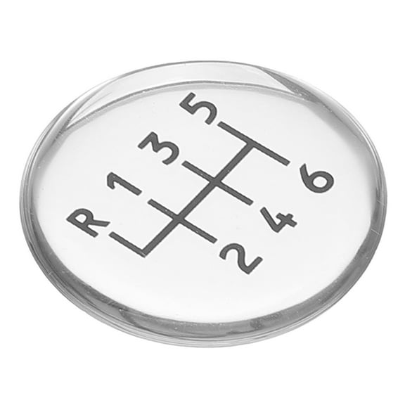 Car Manual Transmission Decal Round Shift Sticker 1 Set for Stick Shift Vehicles