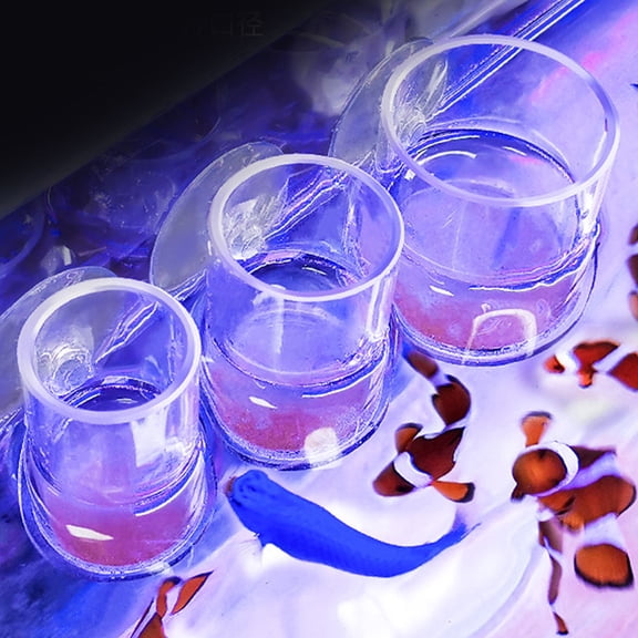 FRCOLOR  Fish Tank Feeder Automatic Large Aquarium Fishing Bowl Transparent