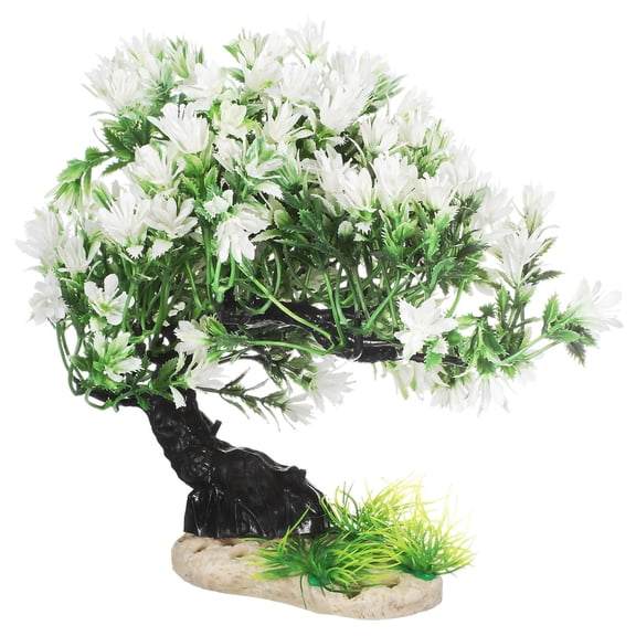 FRCOLOR Fish Tank Artificial Tree Plastic Aquarium Decor for Aquatic Landscape