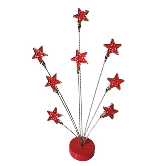 FRCOLOR Five-pointed Star Memo Folder 25.50X20.00X5.00CM Red