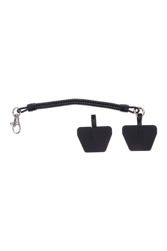 Flexible Stretch Keychain Tether Anti-drop Phone Strap Women's 28x5cm Black