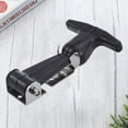 thumbnail image 1 of FRCOLOR Flexible T Handle Draw Latch with Rubber Cover for Car Use Black 1 Pc, 1 of 8