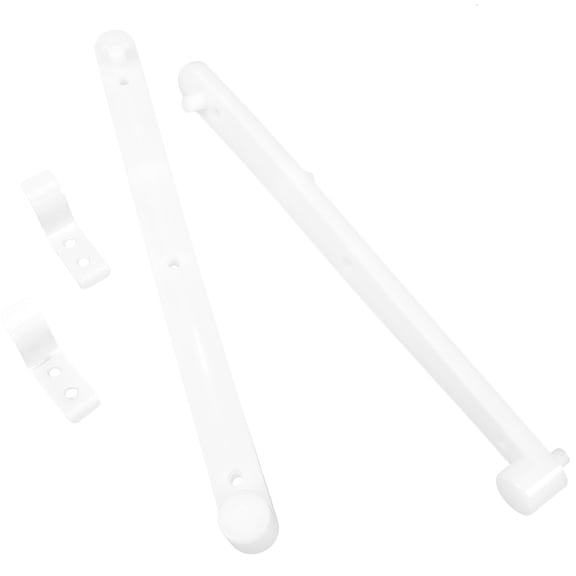 FRCOLOR Flip The Door Guide Drawer Rails Office Drawers Runners Slides White