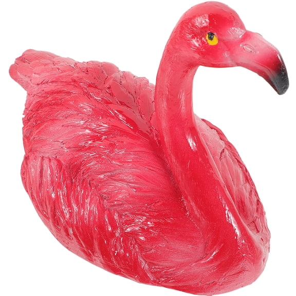 FRCOLOR Floating Water Flamingo Ornaments Decorative Flamingo 18.5x12.5cm