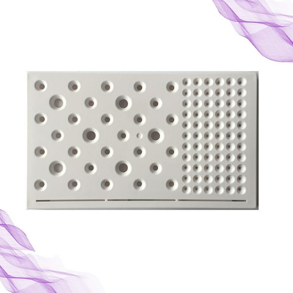 FRCOLOR Foldable Piping Rack Cake Flower Drying Rack M White