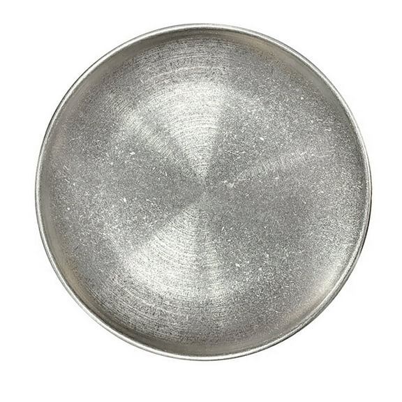 FRCOLOR Food Plate Household Barbecue Plate Multi purpose Food Serving Plate Stainless Steel Food Dish,5.51"X5.51"X0.51"