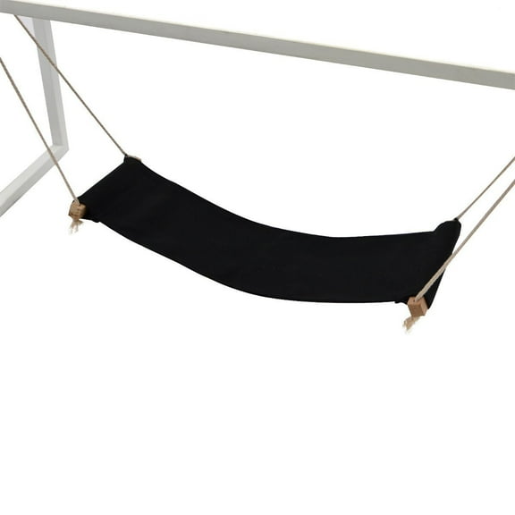 FRCOLOR Foot Hammock Hammock for Feet Office 65.00X17.00X1.00CM Black