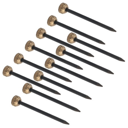 PAMINGONO Picture Hangers Black 50Pcs 1.02X0.16X0.16In