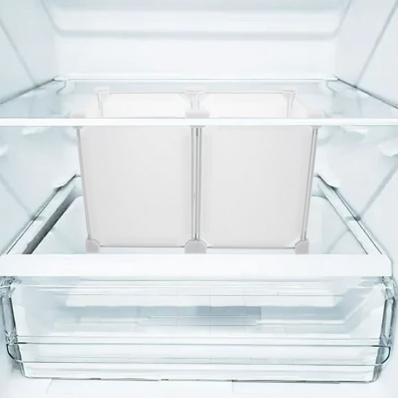 FRCOLOR Freezer Compartment Organizer Plastic Storage Basket For Chest Freezer Refrigerator Partition Board Freezer Dividers For Deep Freezer Home And Kitchen Use