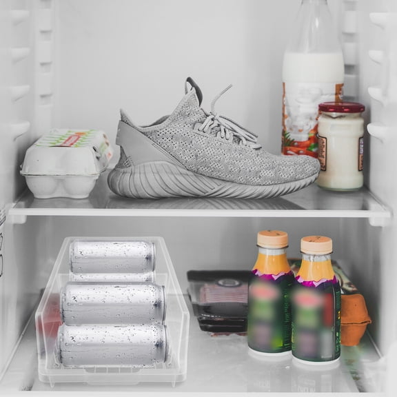 LABSERRON 1-Pack Soda Can Organizer Storage Rack, 16.5x6.3 Inch Can Holder for Kitchen and Pantry