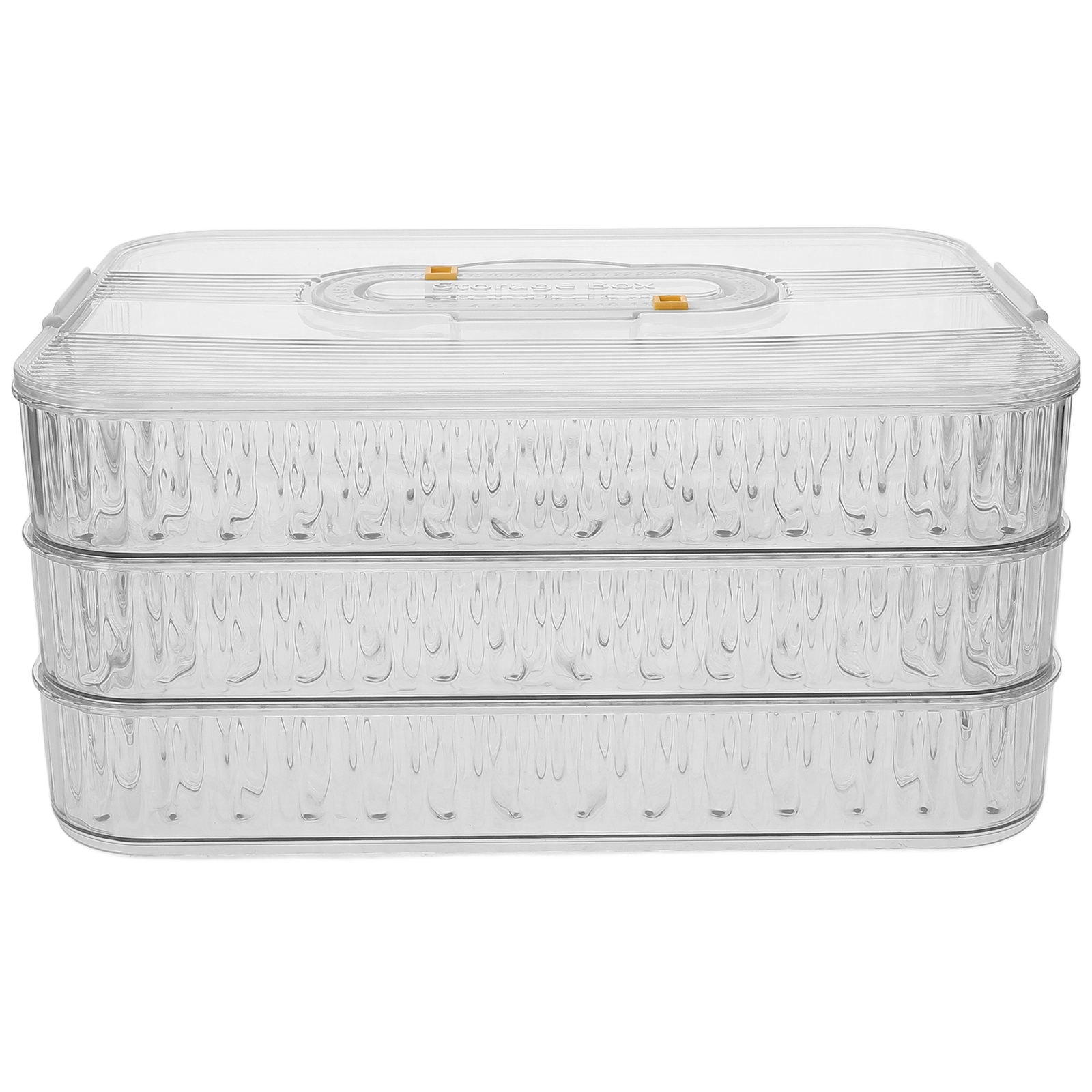 FRCOLOR Fridge Storage Cases Dumpling Tray Organizer Travel Transparent ...