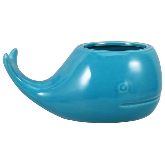 FRCOLOR Cute Cups Ceramic Blue Whale Shape 1Pcs