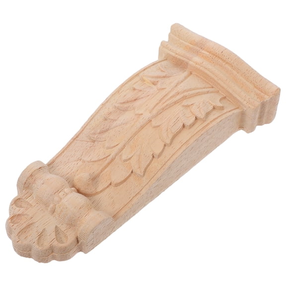 FRCOLOR Furniture Corner Ornament Corbel Bracket Carved Wood Corbels