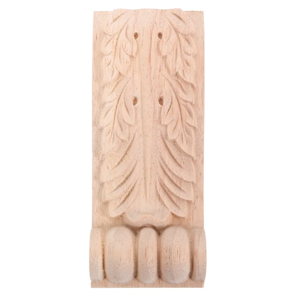 FRCOLOR  Furniture Unpainted Applique Carved Wood Capitals and Corbels