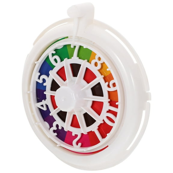 FRCOLOR  Game Turntable Spinning Wheel for Prizes Poker Roulette White