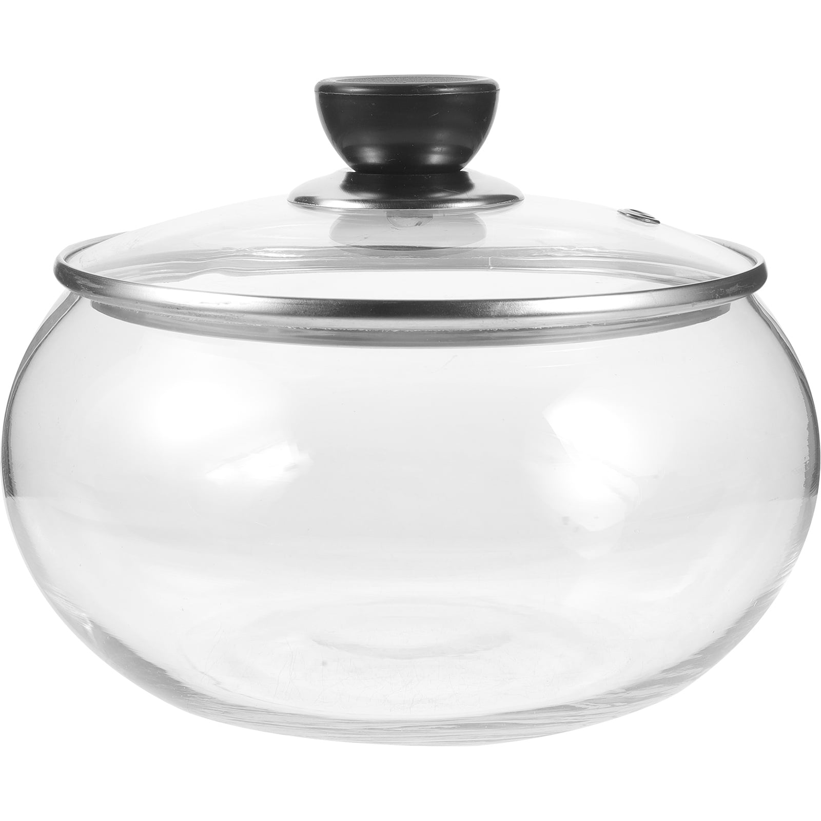 FRCOLOR Glass Pickle Jar Transparent Pickle Container Lidded Pickle