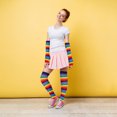thumbnail image 1 of FRCOLOR  Glove for Women Decoration Colorful Arm Warmers Stockings Child, 1 of 8