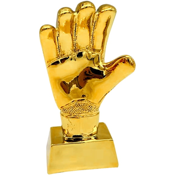 WRISTBIQUE Goalkeeper Trophy Award Golden ABS 1Pack 8.3x4.7in