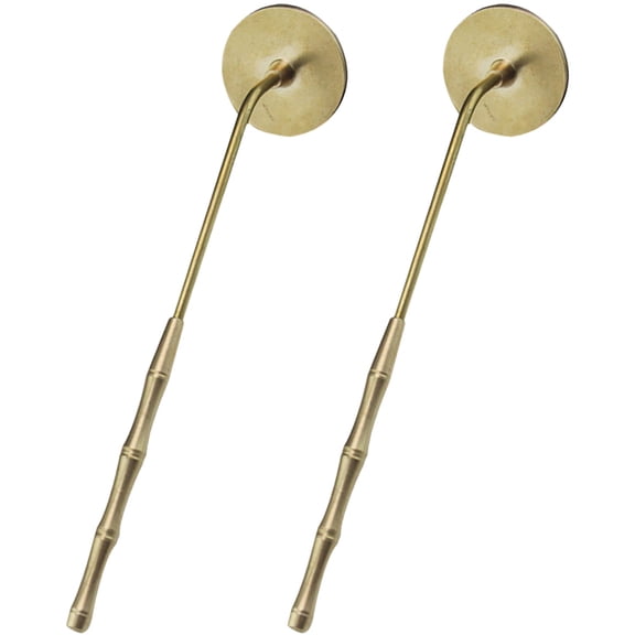 WRISTBIQUE Copper Incense Ash Press Tool for Hotel 2Pcs 6.3x1.3in