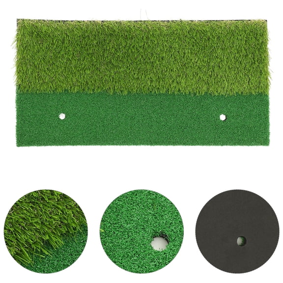 FRCOLOR  Golf Pad Chipping Game Gymnastics Putting Practice Mat Green
