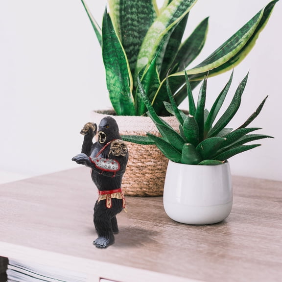 FRCOLOR Gorillas Toy Figurines Monkey Playsets Toys Ape Animals Red