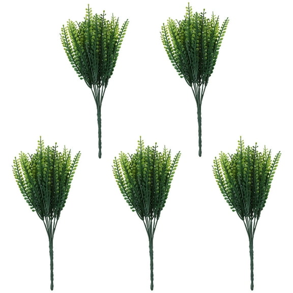 WASHWEPE Artificial Water Plant For Ornamental Plants Green Plastic 5Pcs
