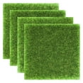 thumbnail image 1 of WASHWEPE Faux Grass Rug Plastic 4Set 5.9x5.9in, 1 of 8