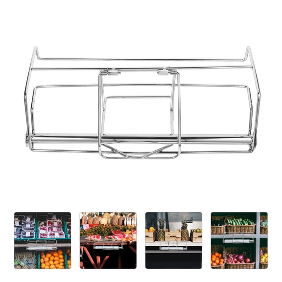 FRCOLOR Grocery Bag Holder Grocery Bag Hanging Rack Supermarket Roll Bag Hanger Shopping Bag Holder