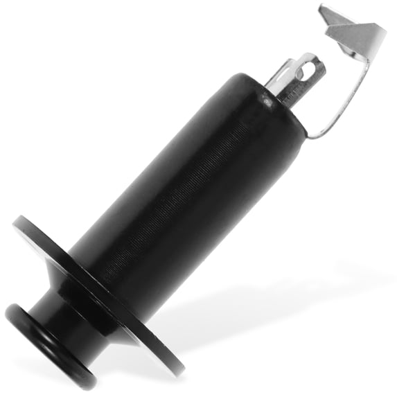WRISTBIQUE Metal Endpin Plug Black 1Pcs 2x1in