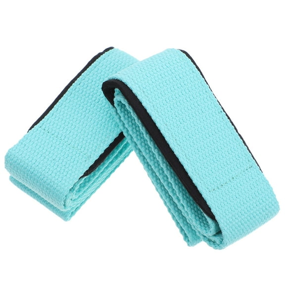 FRCOLOR Gym Grip Straps Weightlifting Belt Man Fitness 60.00X3.90X0.20CM Light Green