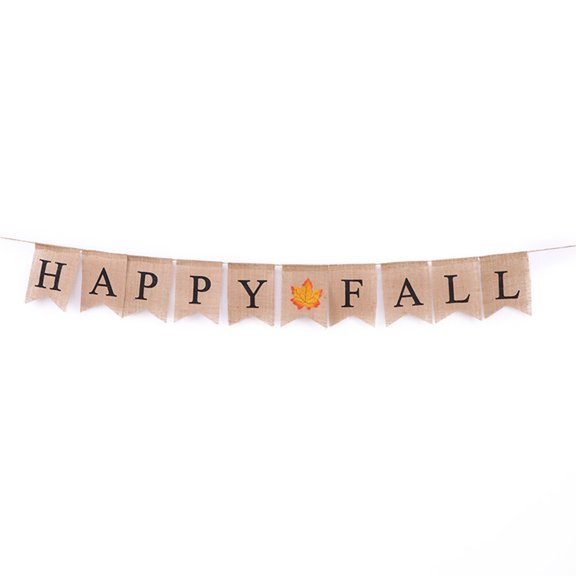 TAILTOSS Fall Festival Banner Linen Dovetail Light Yellow 1 Set 7.1 x 5.1 x 0.04in For Photoshoot