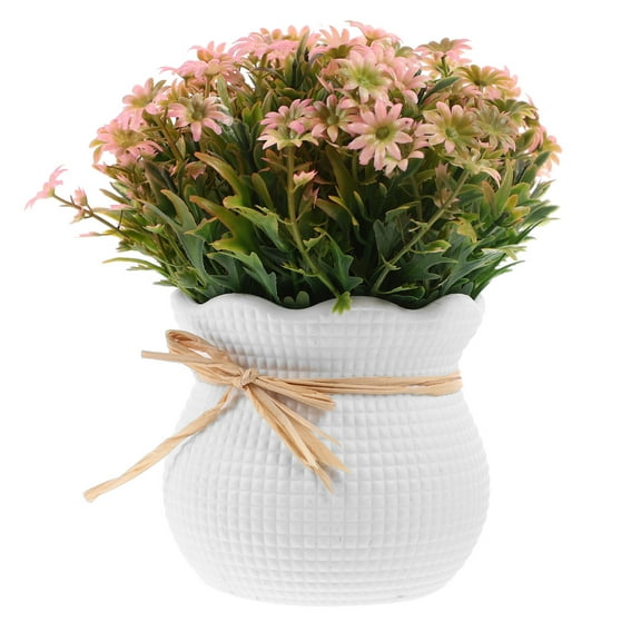 FRCOLOR HOMEMAXS Artificial Potted Flowers Desktop Faux Plant in Pot Ornament