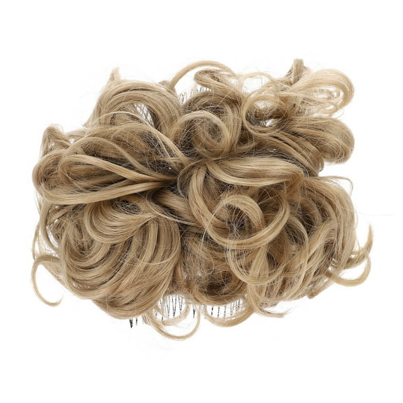 TAILTOSS Short Hair Wigs For Women Short Curly Hair Wig Beige High Temperature Wire 1Pcs 10.2X6.3In
