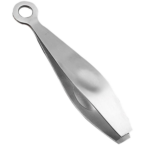 PAMINGONO Seafood Clipper Chicken Hair Tweezers Silver 1Pack