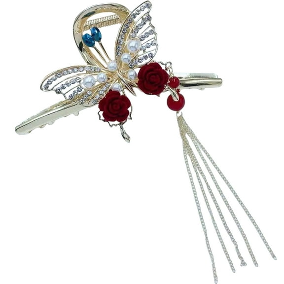 FRCOLOR  Hairpin Claw Clips for Thick Pins Butterfly Bridal Accessories Women Miss