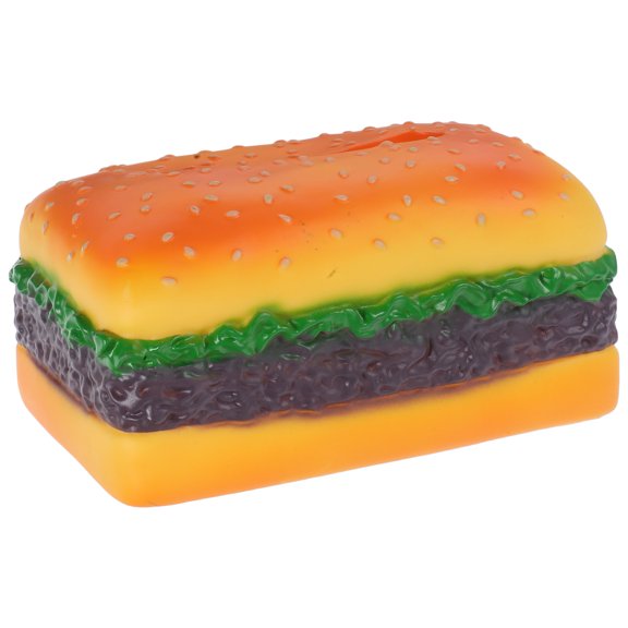 FRCOLOR Hamburger Tissue Holder Creative Tissue Box Cover Facial Tissue Paper Organizer Case Napkin Holder Dispenser for Home Decor