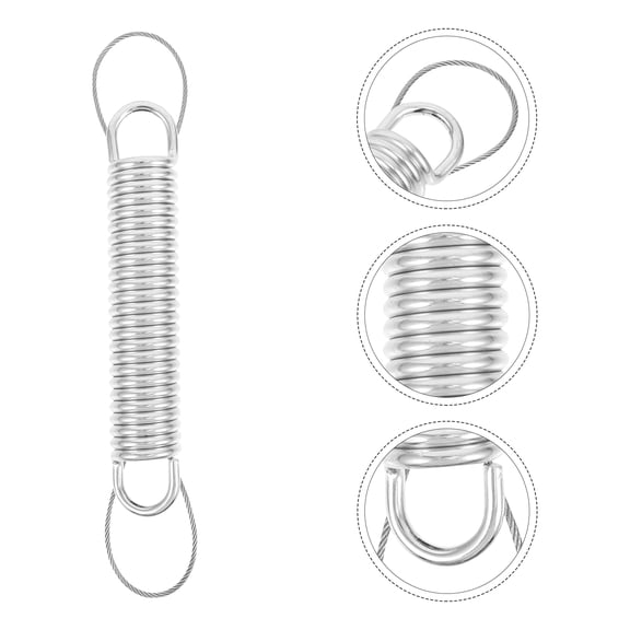 FRCOLOR Hammocks Chair Spring Hanging Accessory Spring Baby 28X3.3X3.3CM Silver