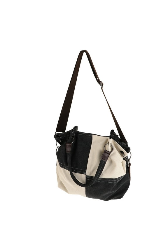 Handbag For Women Canvas Mini Tote Shoulder Bags With Zipper Satchel Bag For Travel Work Assorted Color