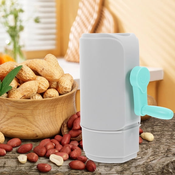 FRCOLOR Handheld Peanut Sheller Hand Crank Peanut Sheller Handheld Peanut Opener Peanut Peeler Shell Kitchen Tool Grey