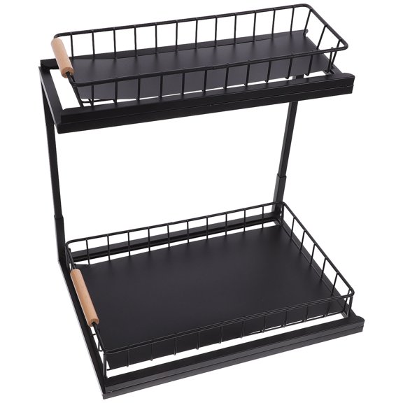 FRCOLOR  Handle under Cabinet Storage Bathroom Organizer Shelf