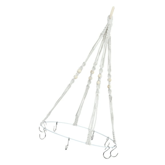 FRCOLOR Hanging Dried Flower Hanger Herb Drier over Brush Drying Rack Baby Beige
