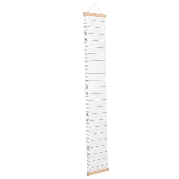 LABSERRON White Removable Height Measurement Ruler Growth Chart for Kids Wall Hanging with Easy Installation
