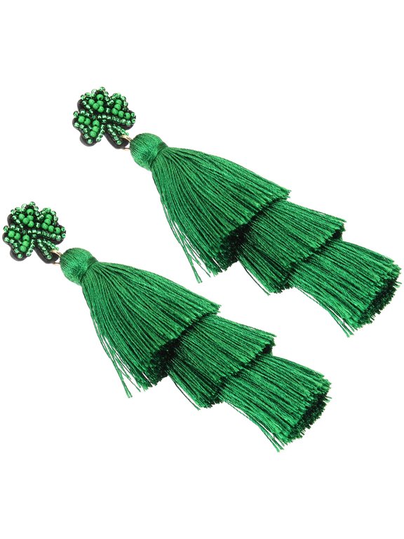St Patrick's Earrings Lightweight for Party Decor