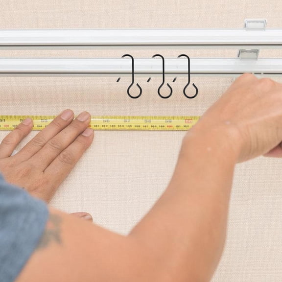 FRCOLOR Hemoton 100pcs Heavy Duty Curtain Hooks for Ceiling Track Shower Sliding Drapery Pin Hooks