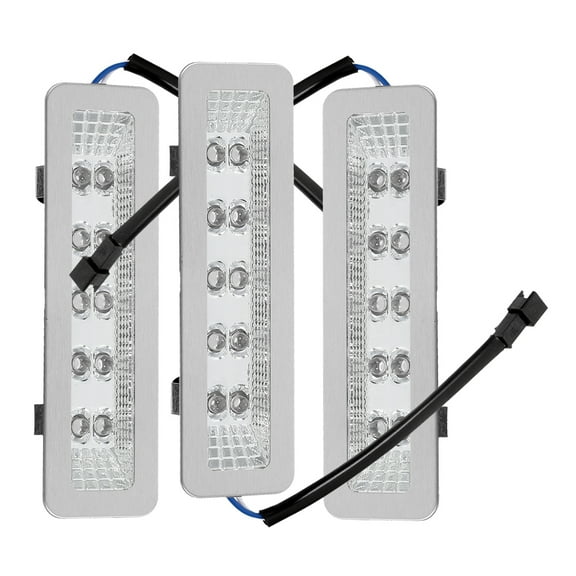 FRCOLOR Hemoton 3pcs Rectangle Cooker Lights High Brightness Led Range Hood Lights Kitchen Light Fixture Lighting Tool Supply